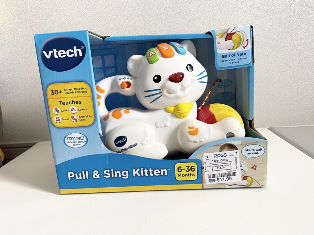 ⑤Vtech Pull&Sing Kitten